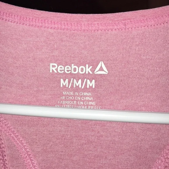 👋Pink Reebok Workout Tank, size M - Picture 4 of 5
